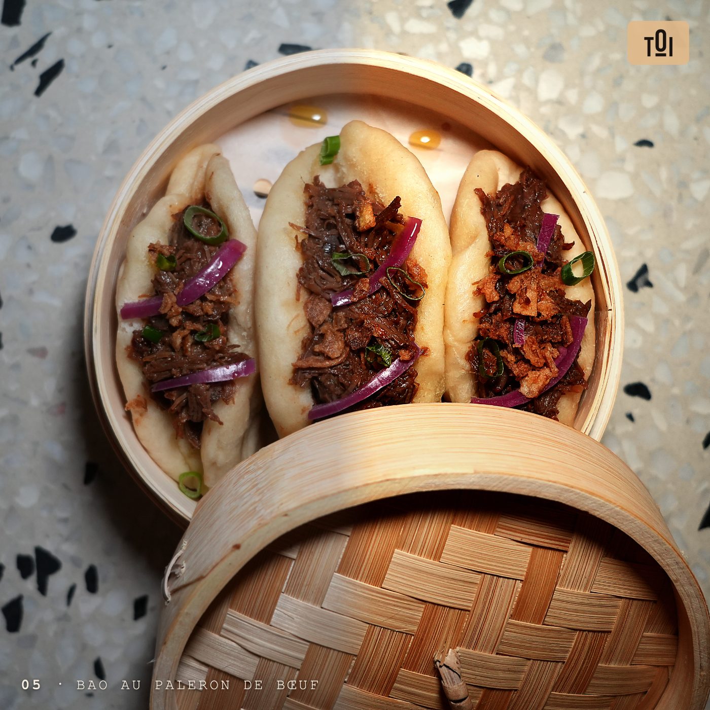 Bao au paleron de bœuf