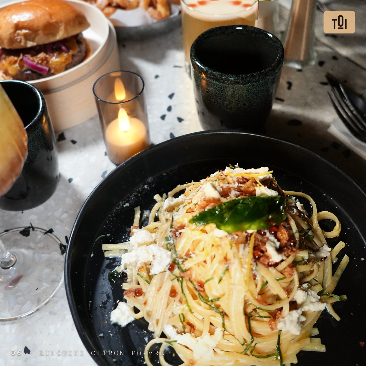Linguini citron poivre